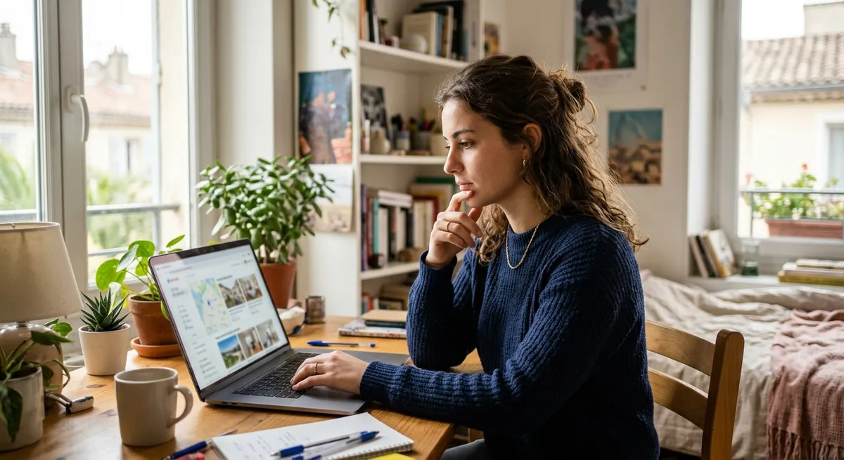 Étudiante recherchant un appartement avec garant